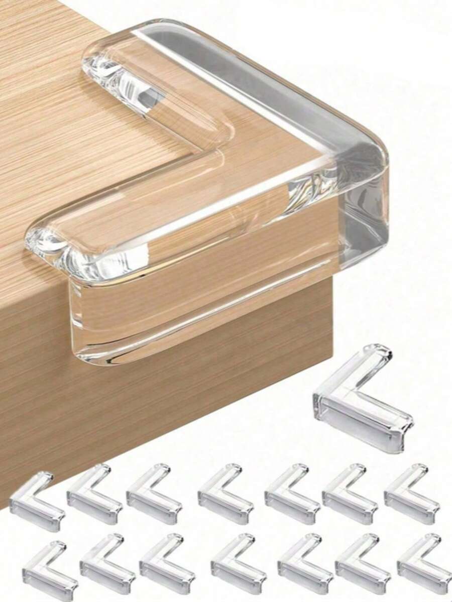 10-Piece Protective Corner Pads, Transparent Furniture Corner Protectors And Edge Safety Cushions, Suitable For Edges And Sharp Corners - Reusable Protective Protectors - Multiple Styles - View 1