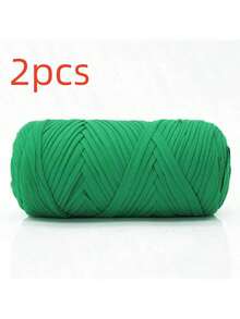 [Paquete de hilo 100% poliéster] 2 paquetes de hilo 100% poliéster - 200g por paquete, colores mixtos, adecuado para manualidades DIY, tejido, cestería y tejido de alfombras - 200 gramos - Ver 27