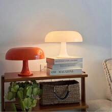 1pc LED Mushroom Decorative Table Lamp, USB Powered Reading/Eye-Care Light, 3-Color Dimmable Orange/White Mushroom Modern Romantic Art Lamp, Suitable For Home Decor Ambience Lighting, Applicable To Bedroom, Living Room, Cafe - Mushroom Table Lamp - View 7