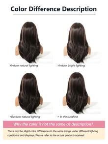 Ava WIG 20 Inch Light Purple Wig Dark Root Light Purple Curly Wig For Fashion Women Daily Party Cosplay Halloween Wig Looking Natural Street Punk Wig - Black Brown - View 11