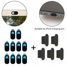 Smartphone Camera Lens Privacy Cover And Dust Plug Set, Suitable Compatible With Apple Devices, Sliding Privacy Lens Cover, Applicable To Laptops/Tablets/Phones, Lens Protection, Sliding Cover Design Suitable For Privacy-Conscious Users And Tech Enthusiasts - Multicolor - View 8