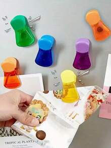 Kẹp thực phẩm bền chắc, kẹp túi có thể đóng mở lại dùng để sắp xếp tài liệu, trưng bày ảnh, kẹp từ tính nhiều màu sắc cho tủ lạnh, kẹp niêm phong túi nhựa đa chức năng dành cho nam và nữ, dùng trong nhà bếp, văn phòng, dã ngoại và ngoài trời, kẹp niêm phong túi đồ ăn nhẹ, đồ dùng tiệc tùng, đồ dùng cần thiết cho dã ngoại, phụ kiện nhà bếp. - Một kích thước phù hợp với tất cả - Xem 8