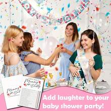 Trò chơi tiệc mừng em bé sắp chào đời, Thẻ trò chơi "Ai là mẹ hay bố?" - Đồ dùng vui nhộn cho bữa tiệc mừng em bé - Phù hợp cho cả bé gái và bé trai. - Xem 4