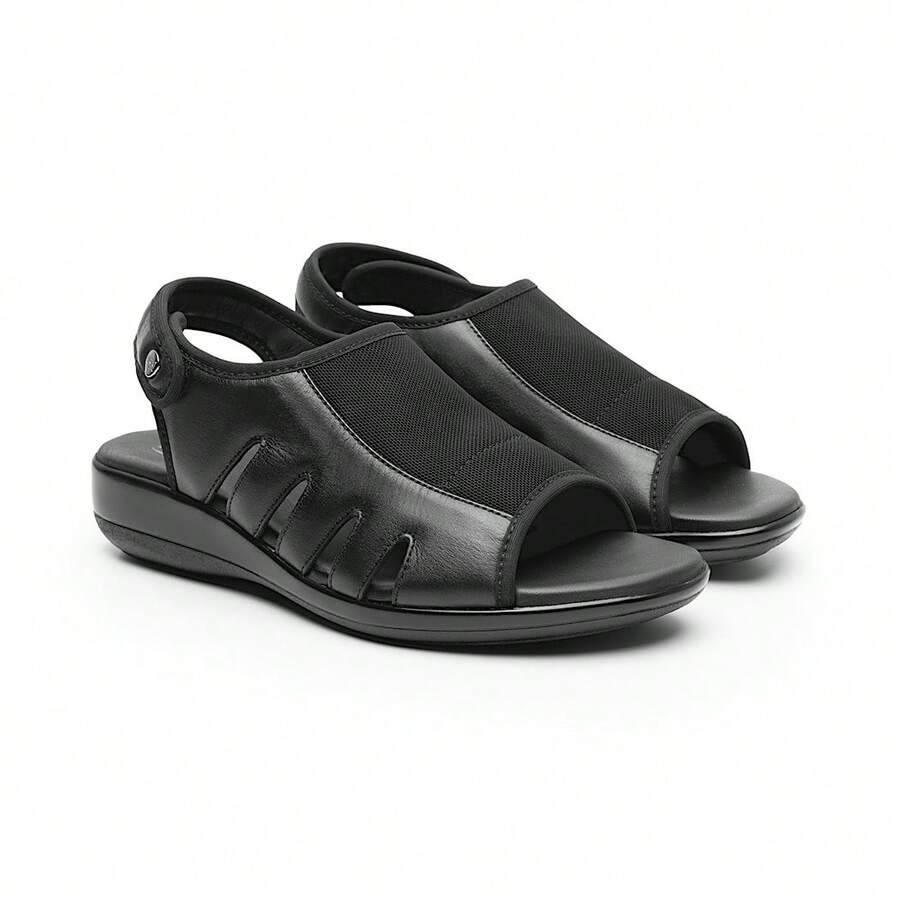 SANDALIAS DAMA FLEXI 34933 PIEL NEGRO - Negro - Ver 1