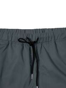 3条装加大码男士休闲工装裤，舒适宽松版型，适合户外、徒步、篮球、跑步、健身、日常穿着，多功能直筒裤，多口袋设计。 - 彩色 - 查看 5