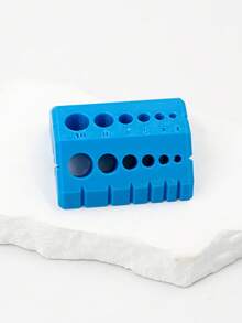 3D Printed Drill Guide Bit Holder Locator Fixture Small Tool - Blue - View 11
