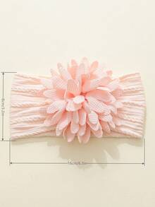 3pcs/Pack Multi-Color Soft Elastic Baby Headbands, Breathable, Suitable For All Seasons, Perfect Gift And Photo Prop - Multicolor - View 3