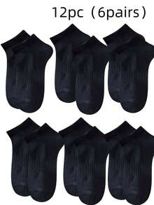 1/5/10 Pairs Women Ankle Socks, Black & White Invisible Socks, Cute Socks Suitable For All Seasons And Occasions, Soft And Smooth - Multicolor - View 8