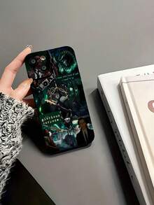 de verde, con un propósito glorioso.funda de teléfono Fundas compatibles con ,Apple,VIVO,OPPO,,, y Honor.Fabricadas en silicona TPU,ofrecen protección contra golpes y caídas. - Negro - Ver 6