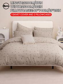 2/3pcs Bedding Set (1pc Duvet Cover + 1/2pcs Pillowcase, Without Filler), Breathable & Comfortable, Soft & Pilling Resistant, Suitable For Double/Full/Queen/King Size Bed, All Season Use, Multiple Sizes Available, Machine Washable, Decorative Bedroom - Multicolor - View 22