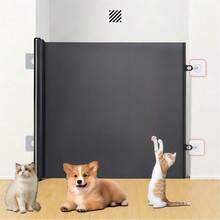 Retractable Pet Fence, Anti-Cat Escape Barrier, Pet Gate, Cat Door, Entry Barrier - Multicolor - View 4