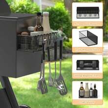 Sirozi 1 Pack Magnetic Storage Bin For Traeger Grills, Suit For Traeger Ironwood 885, Pro Series 34, Pro Series 22, Pro D2 575, Pro 780, Ironwood 650, Z-Grills, Pit Boss - ColorA - 查看 5