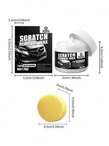 Car Scratch Repair Paste, Daily Maintenance Car Body Cleaning Polish, Mild Scratch Repair Paste - Powdery - View 8