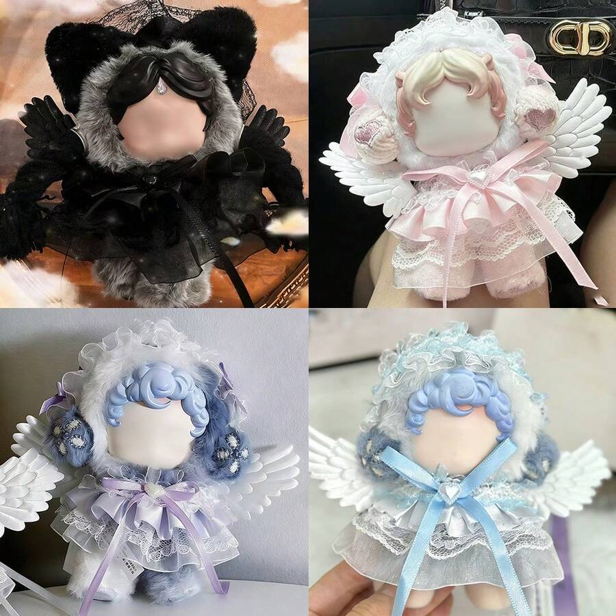 10-13cm Doll Clothes, Cute Doll Accessories Outfit Set, Suitable For SP Plush Toys - Multicolor - View 1