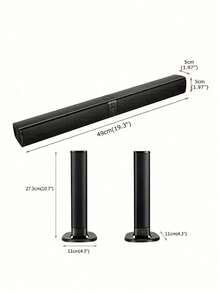 20W Wireless Home Theater Speaker, An Excellent Choice For Gifts, Compatible With Computers, Mobile Phones, TVs, Music Players And Other Devices - Black - View 7