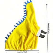 23-Inch Cement Statue Or Plastic Goose Outdoor Yard Decor, Adorable Dinosaur Costume For Spring - A - View 2