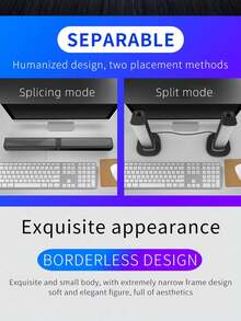 20W Wireless Home Theater Speaker, An Excellent Choice For Gifts, Compatible With Computers, Mobile Phones, TVs, Music Players And Other Devices - Black - View 4