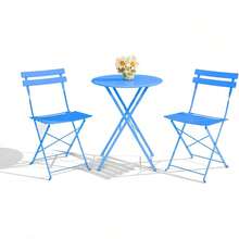 Outdoor Table & Chair Sets - Blue - View 8