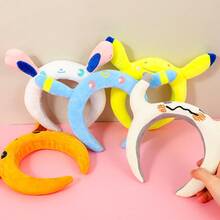 pocket monsters 1Pc/5Pcs Plush Hair Hoops From The Pokémon Eevee Series, Pokémon Peripheral Accessories - Multicolor - View 2