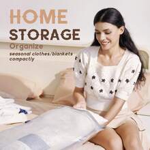 15 Jumbo Size Vacuum Bags For Clothes Storage,Space Saver For Luggage Packing And Moving,Vacuum Sealed Bags For Clothing, Bedding, Blankets And Comforters - 15 組合旅行裝 - 查看 5