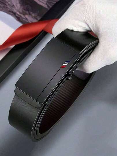 Buckle-Free Adjustable Belt, Fashion Versatile, Suitable For Young Professionals, Business Casual