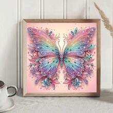 Bộ tranh đính kim cương 5D tự làm, kích thước 30x30cm, với chủ đề chim ruồi, hoa, bướm, mật ong và thiên nga. Tranh khảm kim cương pha lê 5D tự làm, thích hợp để trang trí nhà cửa, làm quà tặng thủ công, dành cho người yêu thích tự làm đồ thủ công và làm quà tặng bạn bè vào các dịp lễ và sinh nhật. Không kèm khung. - Xem 9
