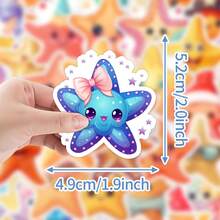 50张星形贴纸，形状各异，闪光贴纸，趣味贴纸，亮片贴纸，可爱贴纸，艺术贴纸，适用于笔记本电脑、滑板、日记本、笔记本、手机、杯子、吉他、行李箱、电脑、冰箱、桌子等。 - F - 查看 7