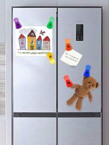 Kẹp thực phẩm bền chắc, kẹp túi có thể đóng mở lại dùng để sắp xếp tài liệu, trưng bày ảnh, kẹp từ tính nhiều màu sắc cho tủ lạnh, kẹp niêm phong túi nhựa đa chức năng dành cho nam và nữ, dùng trong nhà bếp, văn phòng, dã ngoại và ngoài trời, kẹp niêm phong túi đồ ăn nhẹ, đồ dùng tiệc tùng, đồ dùng cần thiết cho dã ngoại, phụ kiện nhà bếp. - Một kích thước phù hợp với tất cả - Xem 9