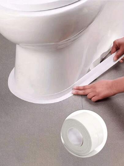 Waterproof Sealant Tape Suitable For Kitchen/Bathroom/Toilet/Tile Gaps And Corners, High Adhesive Waterproof Anti-Mold Anti-Oil Toilet Sealant Tape, Self-Adhesive Seam Tape, Moisture-Proof Sealant Tape For Kitchen, Bathroom, Bathtub, Wall Corners, Sink And Toilet