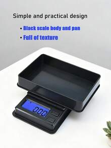 [Best Seller]1 Pc Flip Cover 500g/1000g High Precision Weighing Dedicated Multifunctional Digital Electronic Scale,Jewelry Scale,Coffee Bean Scale,Tea Scale,Pocket Size Digital Scale,Gold Balance Scale,Portable Pocket Scale,Pharmaceutical Jewelry Electronic Scale,Kitchen Scale,Useful Tool,Kitchen Supplies Fine Weighing Food Ingredients,Digital Pocket Scale,Suitable For Jewelry Scale,Easy To Carry,Powered By AAA Batteries (Batteries Not Included) - jewelry scales - View 3