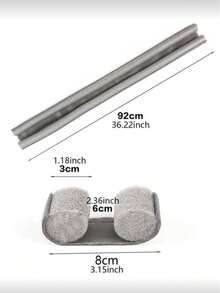 Foam Under Door Draft Stopper, Self-Adhesive Weather Stripping, Noise Reduction And Insulation Gap Seal Strip, 1PC - Door Sealing Strip - View 2