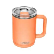 CamelBak Thrive - Taza a prueba de fugas de 16 onzas acero inoxidable aislado para viajes café té bebidas calientes a prueba de derrames compatible con portavasos Desert Sunrise - Amanecer en el desierto - Ver 8