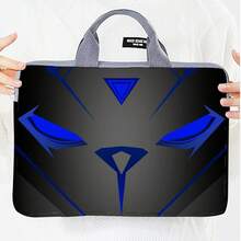 1个赛博朋克风格笔记本电脑包，印花笔记本电脑内胆包，时尚便携手提包 - 彩色 - 查看 50