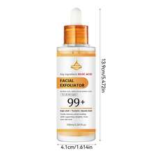SUMIFANG Tinh chất tẩy tế bào chết 100ml chứa Axit Chanh + Nghệ + Axit Lactic, làm sáng và mềm da, làm sạch lỗ chân lông. Hơn 99% tinh chất làm sáng và tẩy tế bào chết, nhẹ nhàng tẩy tế bào chết, cải thiện độ thô ráp, làm sáng da. Loại bỏ tế bào chết xỉn màu, cải thiện độ thô ráp và bong tróc, cho làn da mịn màng hơn. - Axit salicylic - Xem 8