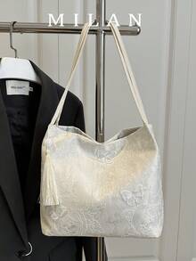 2026 New Summer Fashion High-End Underarm One Shoulder Bag, Versatile Butterfly Design Tote Bag For Women, Large Capacity - Multicolor - View 2