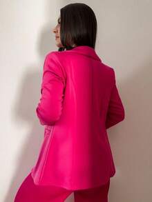 Women Coats - Rosa Fucsia - Ver 2