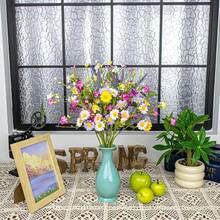 1-12 piezas/Set Tallos de flores artificiales de primavera de 17 pulgadas con bayas, ramas florales coloridas para centro de mesa, decoración floral de primavera/verano y decoración de Pascua - Multicolor - Ver 6