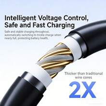 四合一多功能软硅胶数据线，耐用高效数据传输，快充适配器，兼容 17/16/15/14/13/12/11/XS/XR/8/7/6、S26/S25/S24/S23 Ultra/S23/S22/S21 等智能手机、笔记本电脑，高效快充便携式数据线 - 彩色 - 查看 6