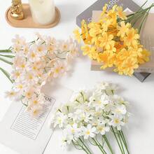 5/10 bông hoa cúc nhân tạo, hoa cúc La Mã và hoa hướng dương chất lượng cao, hoa cúc giả 30cm dùng cho cây cảnh ngoài trời, bình hoa trang trí bàn tiệc, tự làm đồ trang trí nhà cửa, hoa dại mùa xuân, trang trí tiệc cưới, hoa cúc (màu trắng), đạo cụ chụp ảnh, bó hoa, trang trí cảnh. - Hoa chamomile - Xem 4