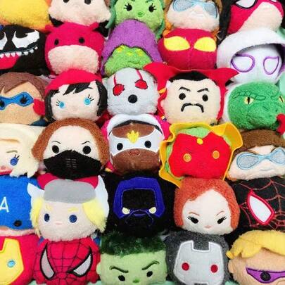 Beloved By Teens: Stackable Plush Version! Classic Super Heroes Like Thor, Winter Soldier, And Are Made With Soft Plush Material For A Delicate Touch.