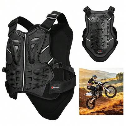 1 Piece Of Motorcycle Armor For Men And Women Off-Road Motorcycle Equipment Anti Fall And Anti-Collision Armor Rider Chest And Back Protection Equipment Rider Gift