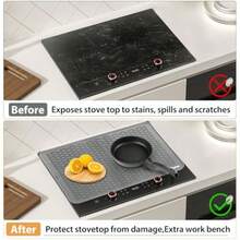 Alfombrilla de silicona extragrande de 30 x 24 pulgadas para secar platos alfombrilla de secado de silicona fácil de limpiar para encimera de cocina alfombrilla de drenaje antideslizante para platos alfombrilla de silicona resistente al calor gris SAPID - Gris - Ver 7