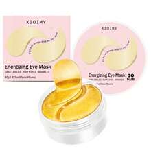 Xioimy 60片黄金眼膜，深层滋养保湿，紧致眼周肌肤，高效补水，呵护眼周肌肤，令眼周轮廓光滑紧致 - 金色 - 查看 10