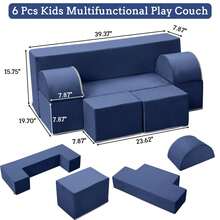 Kids Sofas - Navy Blue - View 2