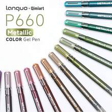 Bộ bút gel acrylic 90 màu Languo - Đầu bút mảnh 1.0mm, thích hợp cho vẽ tranh, phác thảo và ghi nhật ký nghệ thuật | Pha màu mượt mà, dung tích mực lớn | Lý tưởng cho nghệ sĩ và người mới bắt đầu - Bộ - Xem 8