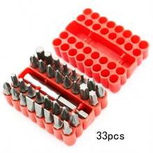 33pc Universal Bit Set - Fits Drill/Driver/Screwgun | SAE+Metric+Torx Anti-Slip Bits (Car & Home Repair Must-Have) - 33PC Screwdriver Set - View 8