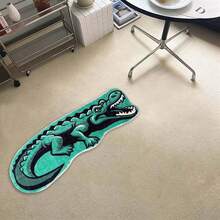 Bathroom Ocean Animal Bath Mat, Cute Crocodile Pattern Bedroom Carpet, Absorbent Microfiber Super Soft Funny Non-Slip Bathroom Rug, Summer - Cute Crocodile Pictures - View 9