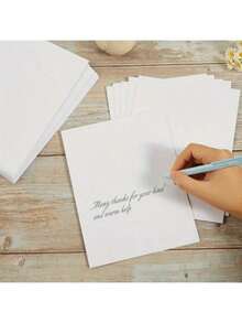 20 tấm thiệp chúc mừng gấp không ghi chú, kích thước 4x6 inch, định lượng 250GSM. - A5 - Xem 5