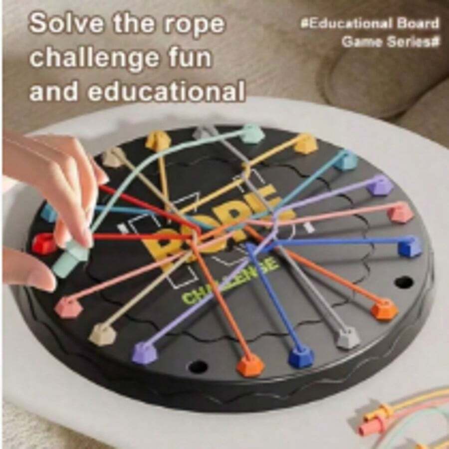 1 Set Untying Game, Board Game, Multi-Player Interactive Toy, Tabletop Game, Family Gathering, Logic Training Toy - Unraveling Toy Chessboard - View 1