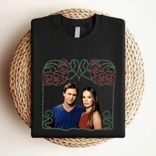 T-shirt femme imprimé Vintage Charmed Émission de télévision 2002 Promo T-shirt - Noir - Voir 3